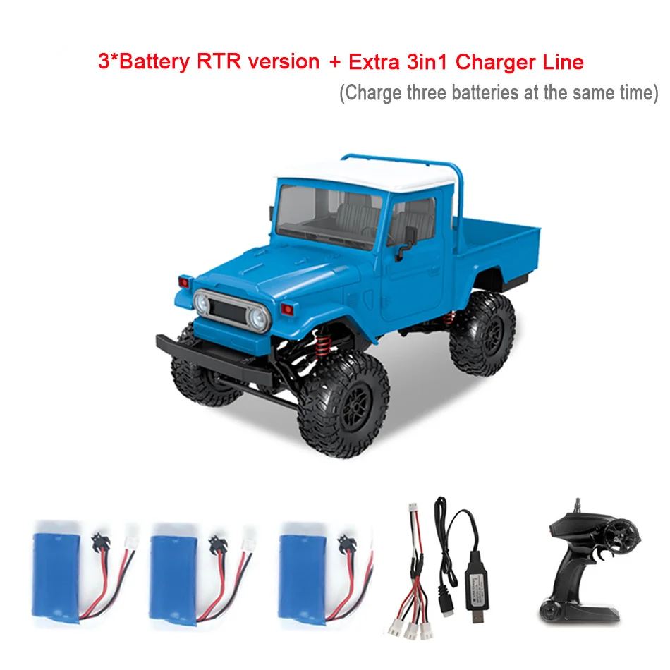 WPL RC автомобиль MN 45 комплект RTR 1/12 Масштаб 2 4 г 4WD несколько цветов Rc светодиодный