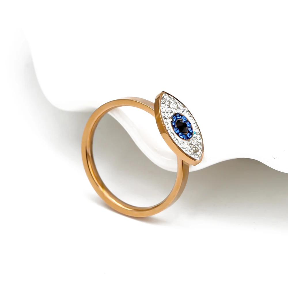 Кольца Lucky Eye Blue сглаза, кристалл, медь, микро проложенный циркон, кольцо для женщин, Ювелирное кольцо, вечерние ювелирные изделия, подарки EY5268