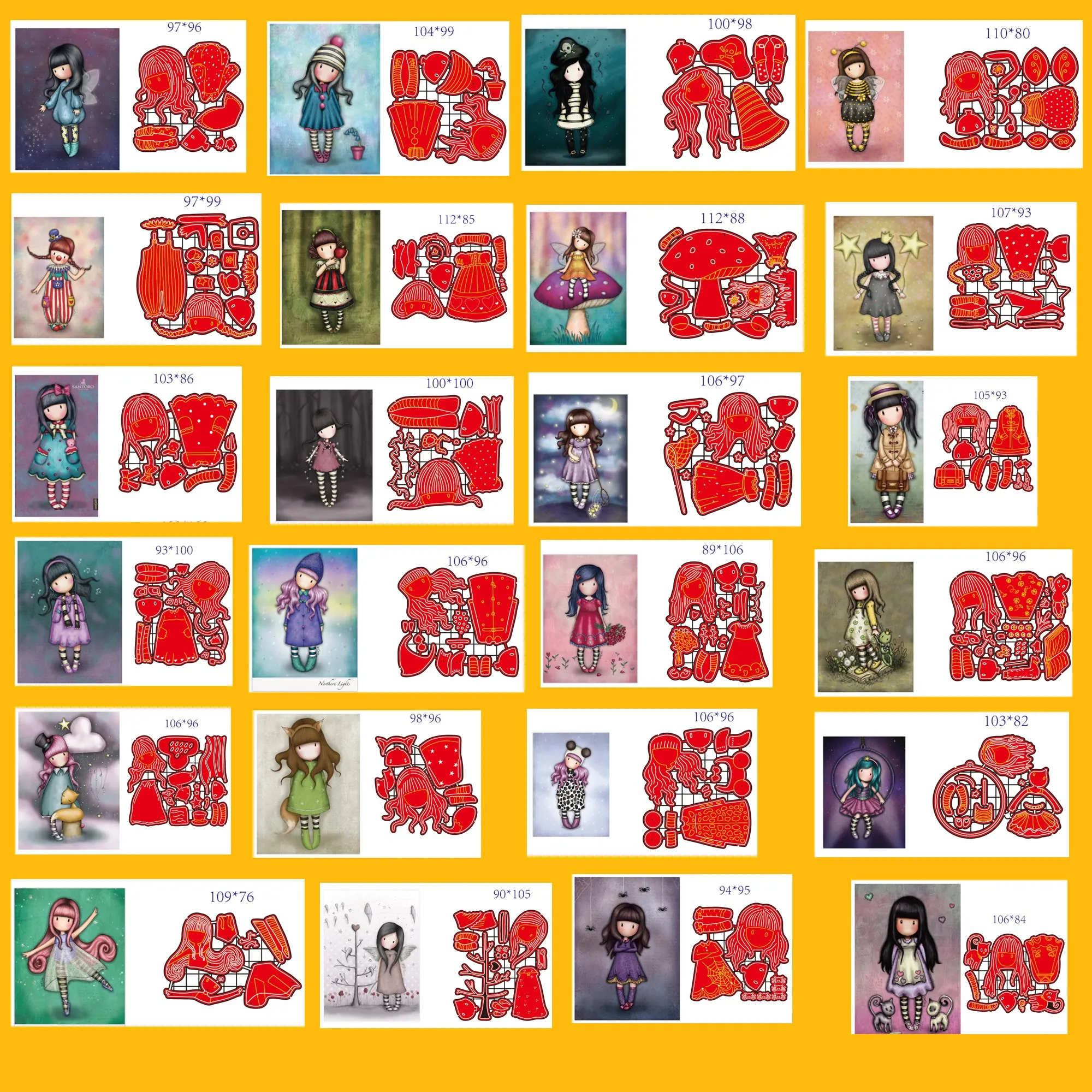 Режущие штампы для девочек | Дом и сад