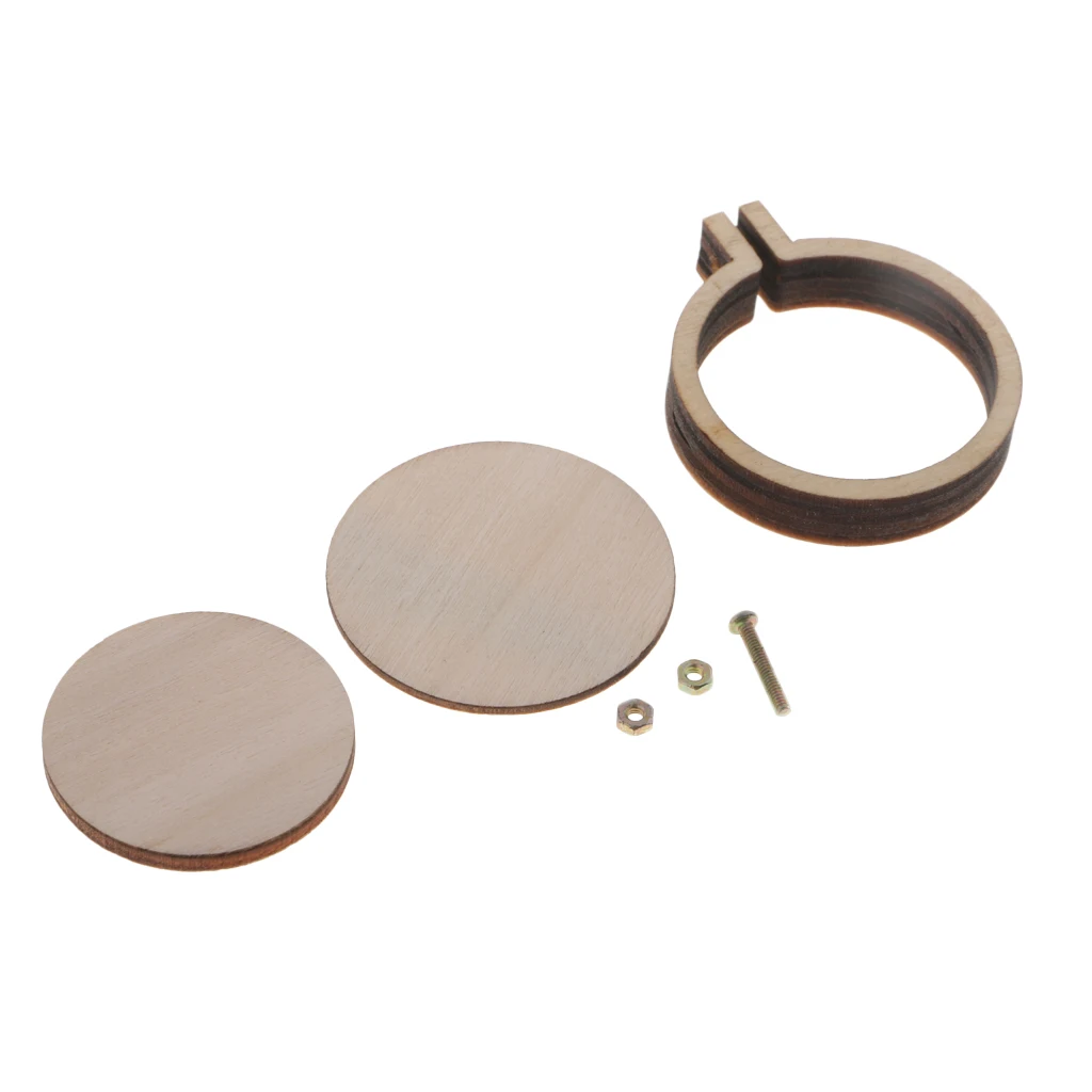 Mini Embroidery Hoop Wood Cross Stitch Frame For Hand Stitching DIY Sewing Tools Mini Embroidery Hoop Wood Cross Stitch Frame For Hand Stitching DIY Sewing Tools