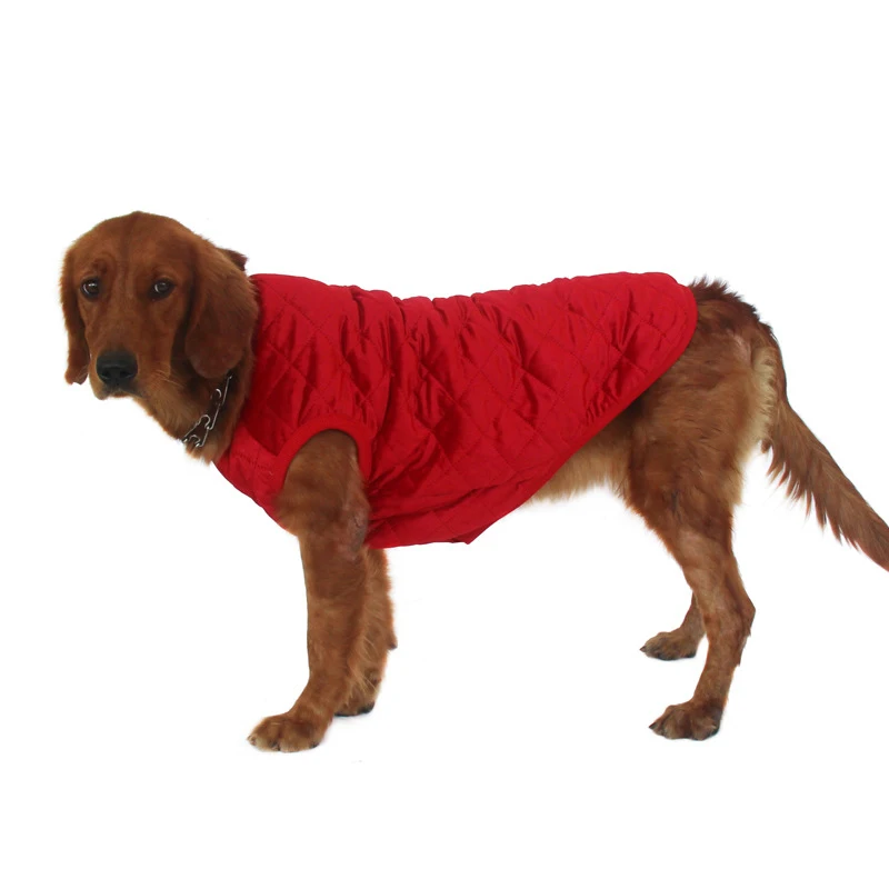 Одежда для маленьких и больших собак, зимняя теплая куртка для питомцев, удобный хлопковый жилет для щенков, одежда для маленьких, средние и большие собаки