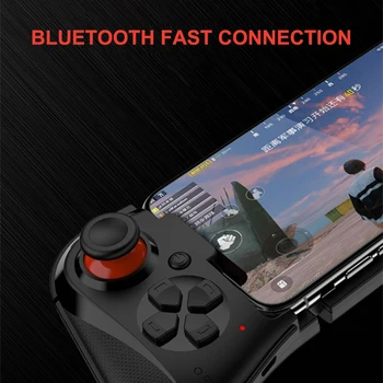 

Bluetooth Mobile Phone Game Controller Joystick Gamepad for Android iOS Portable stable and easy to put on or take off