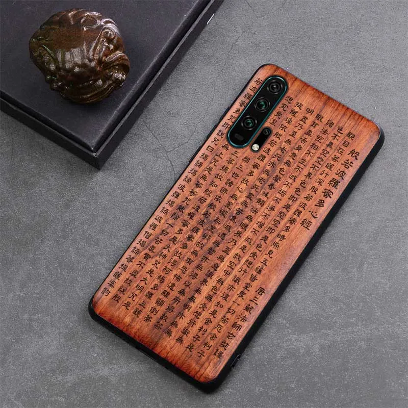 Чехол из натурального дерева для Honor 10, чехол для huawei Honor 20 Pro, роскошный тонкий ТПУ бампер, задняя крышка для huawei Honor Play Magic 2 20 Funda