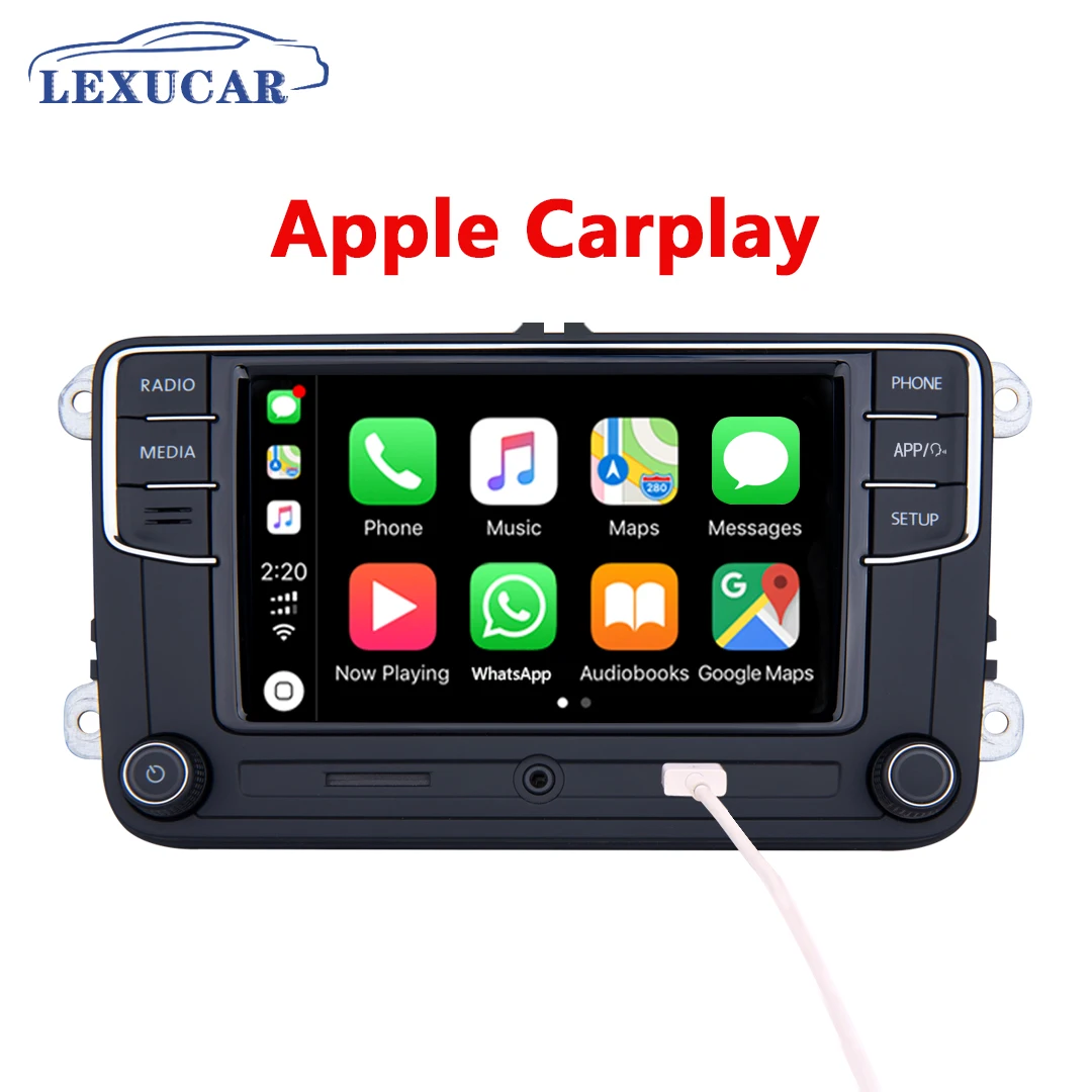 Lexucar RCD330 плюс RCD330G NONAME Android Auto Carplay 6RF 035 187F R340G код 330G для VW Tiguan Golf 5 6 MK5 MK6 Passat Polo