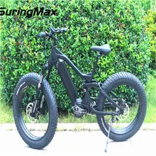 OEM приемлемый ездить на снежную погоду 48v 1000w Электрический упитанный электровелик, 26 дюймов 50 км/ч BAFANG Mid Motor, широкая шина для велосипеда/