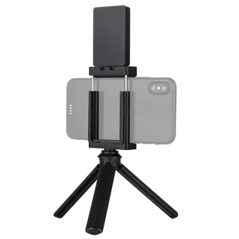 

Photography Adjustable Table Top Mini Monopod Set Aluminum Alloy Stand+Phone Clip Fill-In Light Bluetooth Control