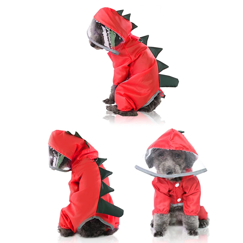 

Pet Raincoat Cute Pet Dog Raincoat Hooded Waterproof Clothing For Small Medium Dogs Breathable Raincoats Pet Supplies