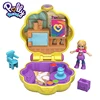 Polly Pocket Awesome Art Studio Mini Treasure World Polly Treasure Box with Accessories Pocket Dolls Toys for Girls GCN10 1