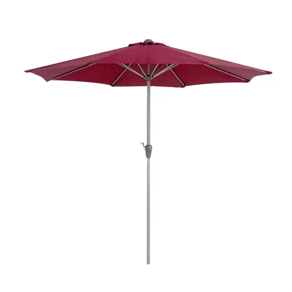 9ft Outdoor Adjustable Height Anti Uv Patio Umbrella 8 Rib Market Umbrella Fade Resistant Sunshade Beach Umbrella Garden Shade Outdoor Tools Aliexpress