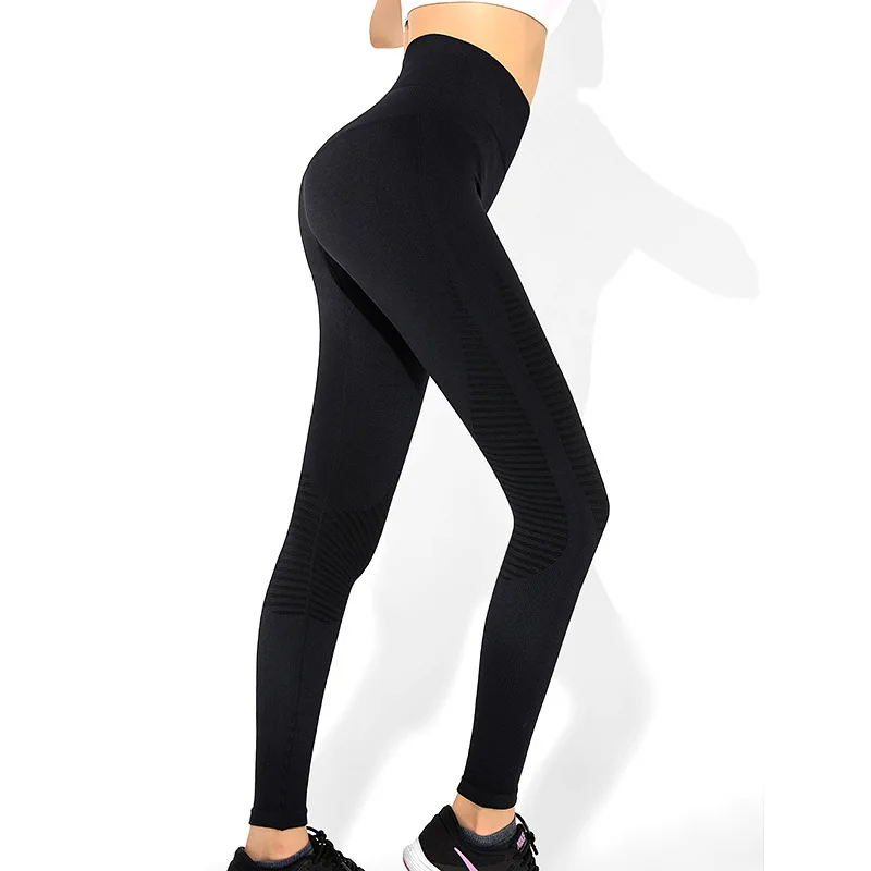 Фитнес Леггинсы с высокой талией контроль живота Бесшовные энергии Gymwear тренировки бег спортивная одежда штаны для йоги подтяжка бедра тренировочная одежда