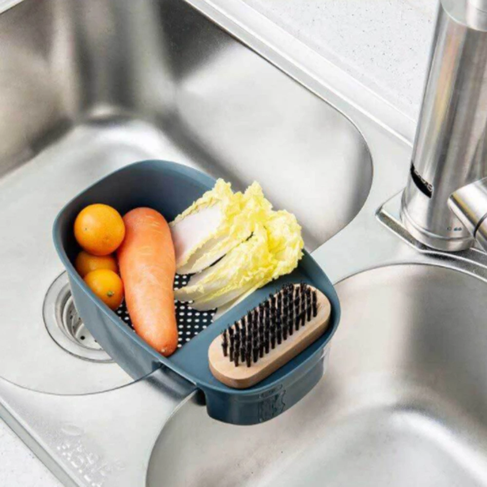 

Kitchen Sink Drain Basket Fruit Vegetable Kitchen Waste Wet Garbage Drain Basket Residue Filter Sponge Kitchenware Tool