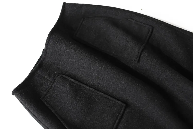Mozuleva 2020 Autumn and Winter Double-Sided Two-Tone Double-Faced Woolen Goods Skirt Womens 2020 Spring Woolen Overskirt