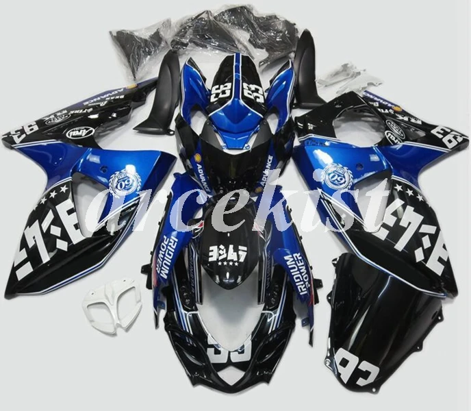ABS Обтекатели комплект подходит для suzuki GSX-R1000 K9 2009 2010 2011 2012 2013 09, 10, 11, 12, 13, 14, 15, 16 лет корпус синий
