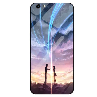 Coque для OPPO F3 Plus чехол 6," Звездное небо закаленное стекло+ края из ТПУ Жесткий чехол для OPPO F3Plus чехол F 3 Plus чехол оболочка - Цвет: A3