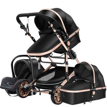 

Baby Stroller High-Landscape bidirectional Baby buggy Pram Folding stroller baby car Carriage Baby pushchair 0-36 months