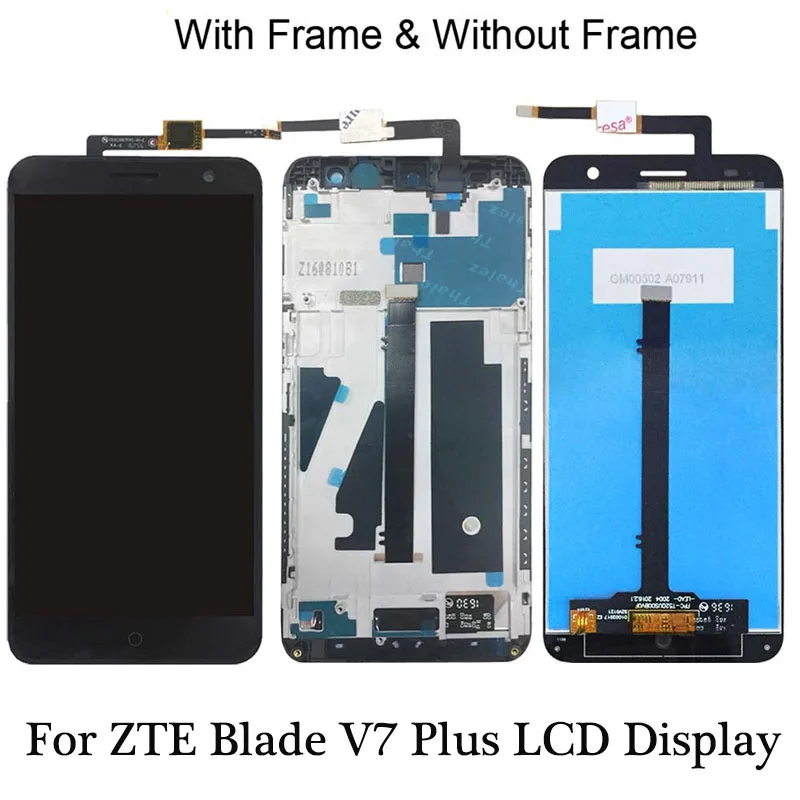 Для ZTE Blade V7 plus LCD дисплей фотография с рамкой|Экраны для мобильных телефонов| |
