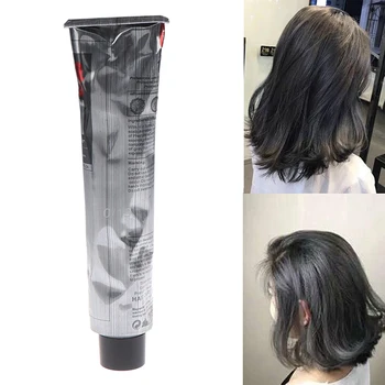 

100ML Hair Cream Unisex Smoky Gray Fashion Style Light Grey Silver Permanent Hair Dye Color Cream Girls Beauty Hair Colors
