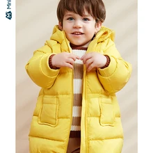 Minibalabala/Детский пуховик для девочек и мальчиков; плотный пуховик для малышей; Новинка года; зимняя детская одежда