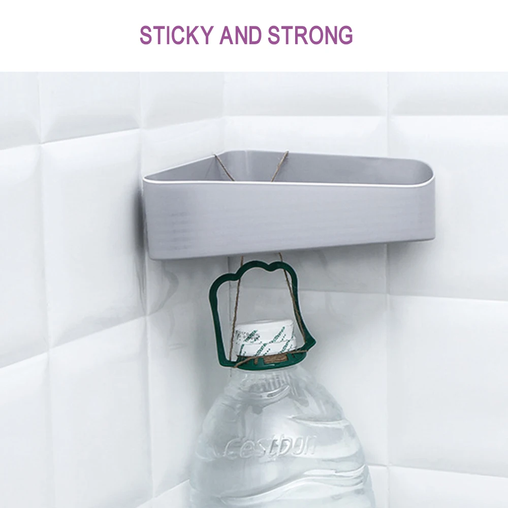practical Triangular Shower Caddy Shelf Bathroom Corner Bath Rack Storage Holder Organizer bathroom Toiletry storage racks