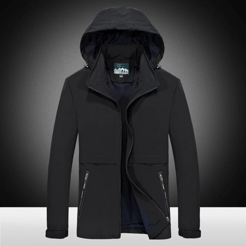 

2019 Autumn New Style Men Casual Jacket Men's Spandex Jacket Large Size Casual