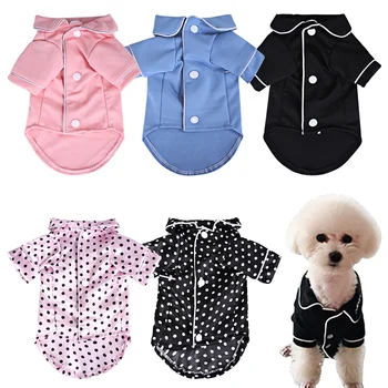 

Pet Pajamas Luxury Clothes for Dogs Pet Clothing for Small Medium Dogs Kitty Cat Pyjama Costume Fashion Chihuahua Bulldog Jacket