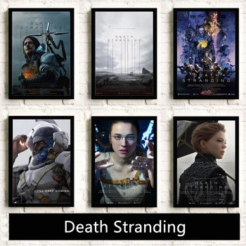 

Death Stranding PS Game Comics quality Wall Art Painting Print On Canvas Bar Cafe Room Poster Pictures Home Decor A647