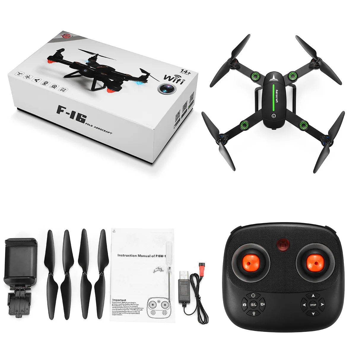 RC HD камера Квадрокоптер Wi-Fi FPV Складная рукоятка Дрон высота удержания W/2MP широкоугольный рычаг небольшой путешествия стабильный полет аэрофотосъемка