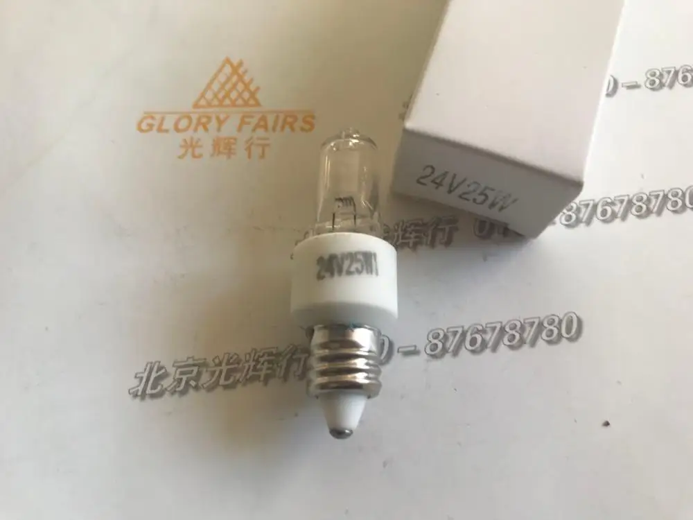 2 шт. 24 В 25 Вт E11 мини-лампа candelabra JD 24V25W теневые светильники лампа с керамическим