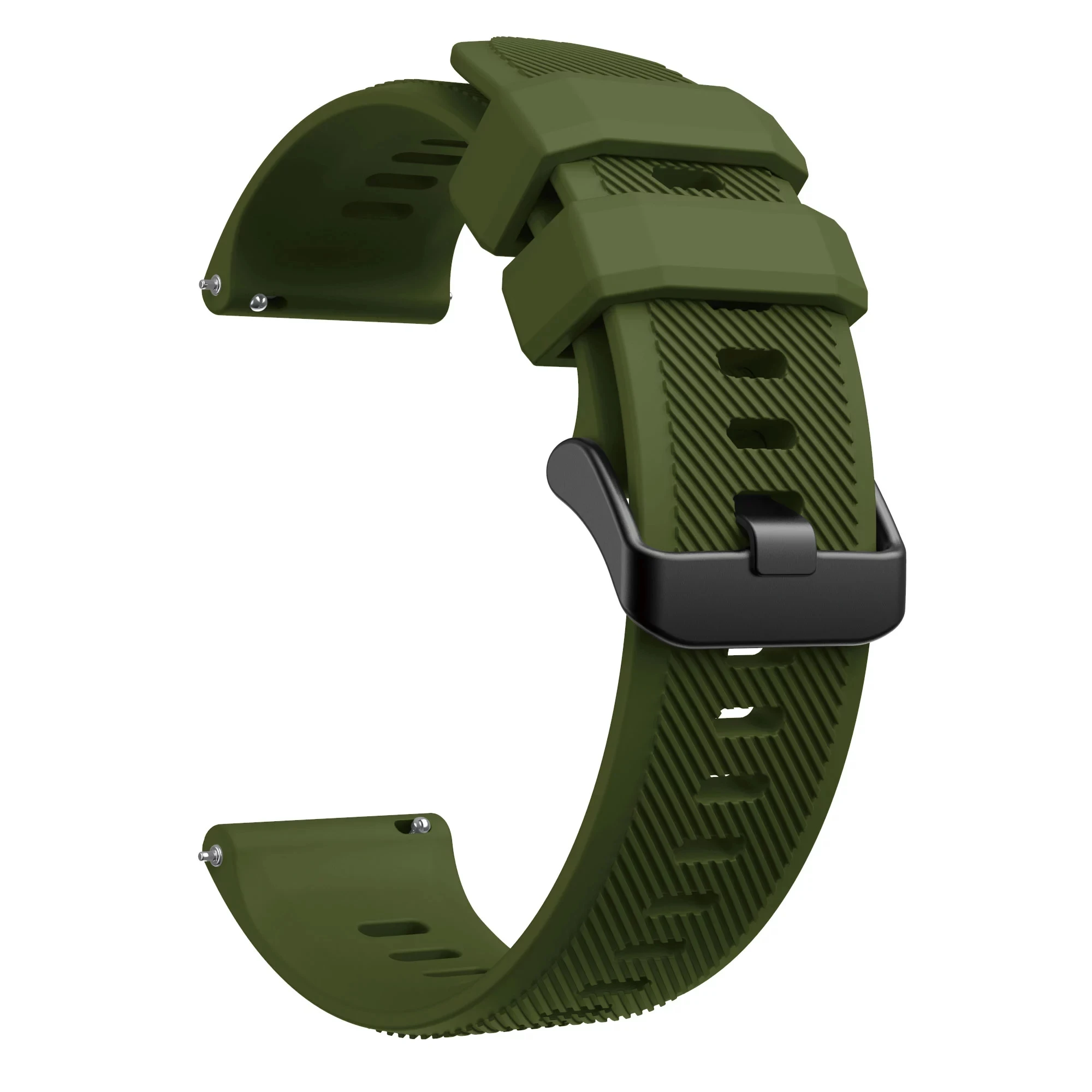 Universal Silicone Bracelet for 22mm Smart Watches - Durable & Stylish Wrist Strap