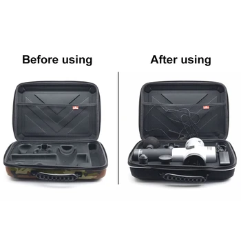 

Bag Practical Carrying Storage Case Large Capacity Protective Massager Organizer Anti Impact Scratch Resistant EVA For Hypervolt