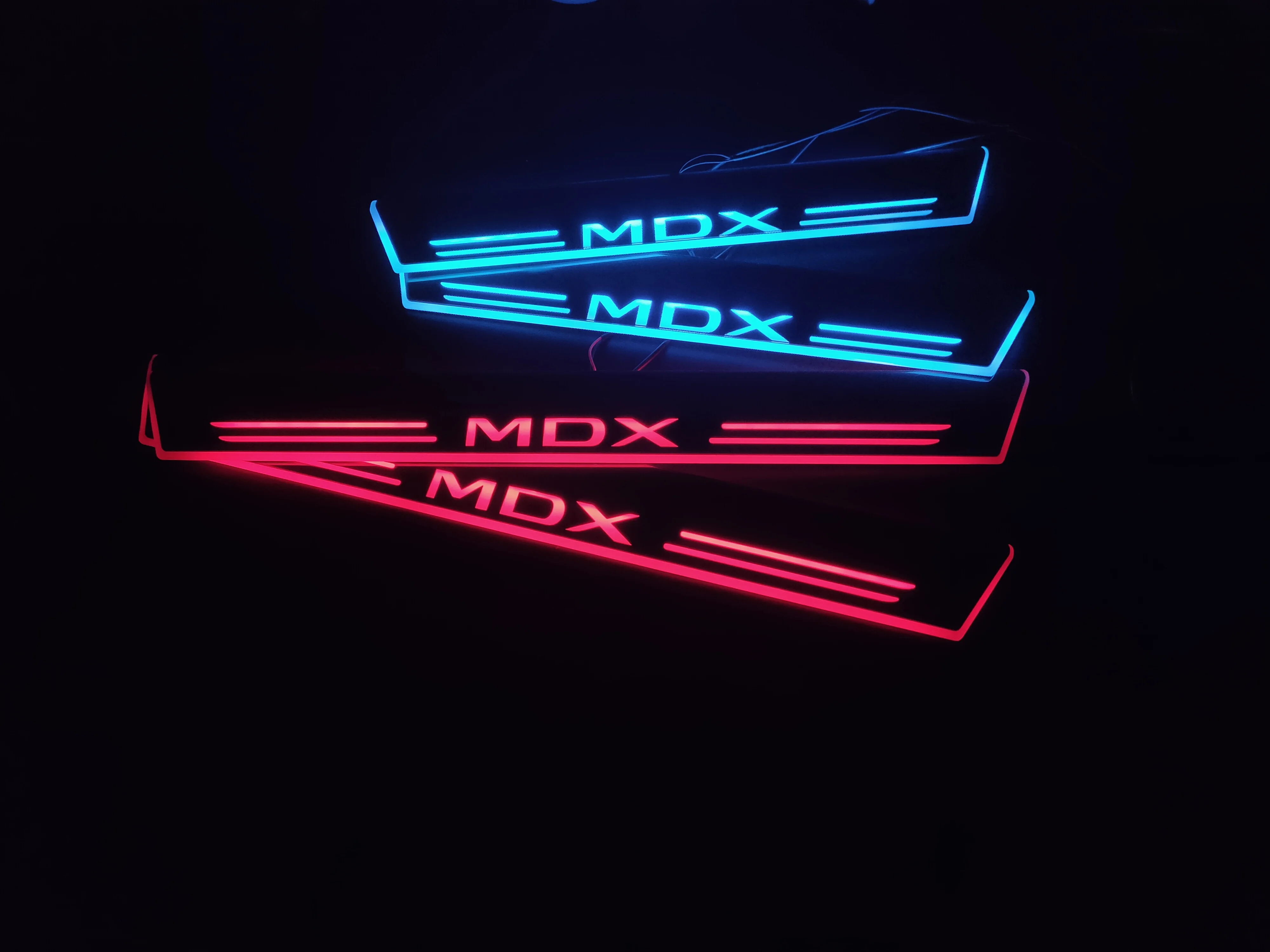RQXR светодиодные движущиеся двери потертости для acura mdx динамический порога пластина плоская подкладка автомобильные аксессуары rgb приветственные огни