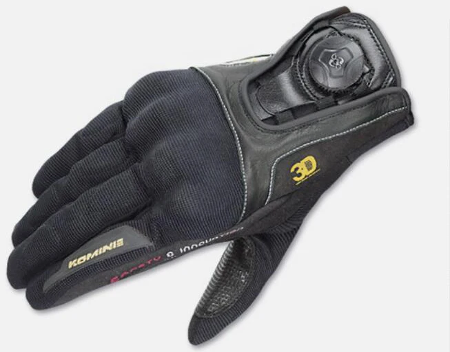 Black KOMINE GK 164 мотоцикл MTB велосипед внедорожный Мотокросс скутера мужские перчатки - Цвет: Black
