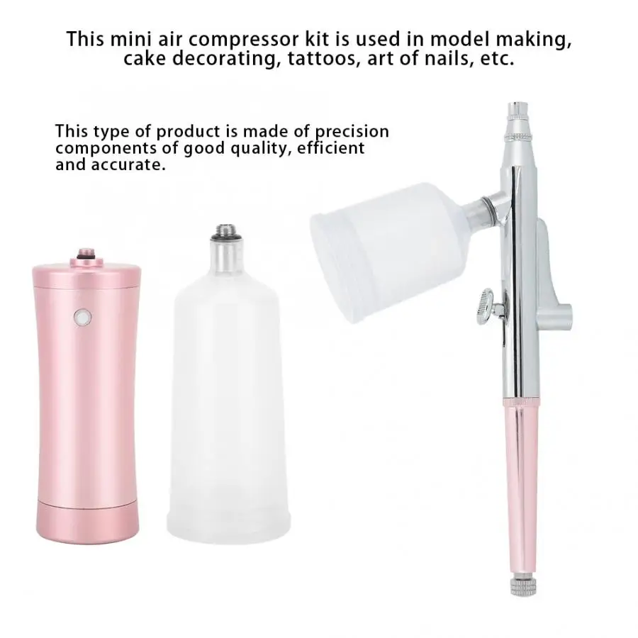 Manicure Multifunction Air Spray Airbrush Kit Oxygen Spray Nozzle Nail Painting Tool 100-240V