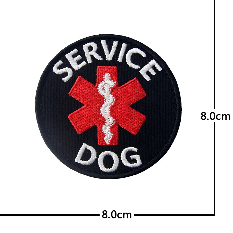 Medical Hook Loop Patch Embroidered Patches On Clothes Jacket Medical Alert  Service Badges Patches For Clothing Sewing Patch Diy - Patches - AliExpress