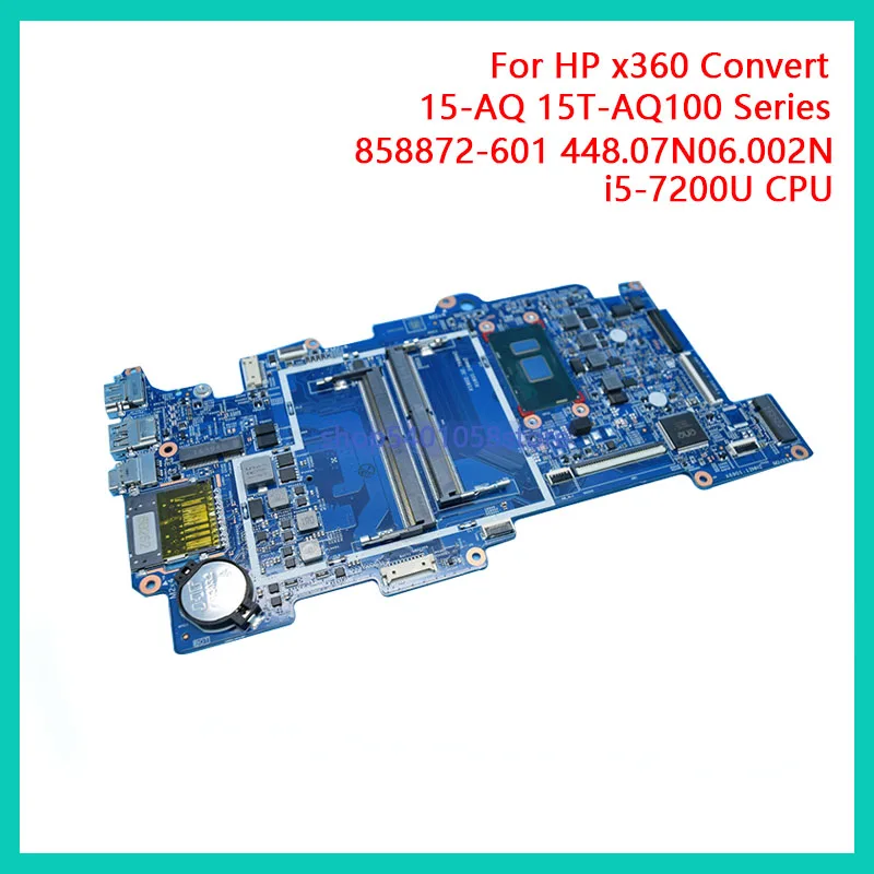 incredible  DUORUN For HP ENVY x360 Convert 15 15-AQ 15T-AQ100 Series Laptop Motherboard 858872-601 448.07N06.0