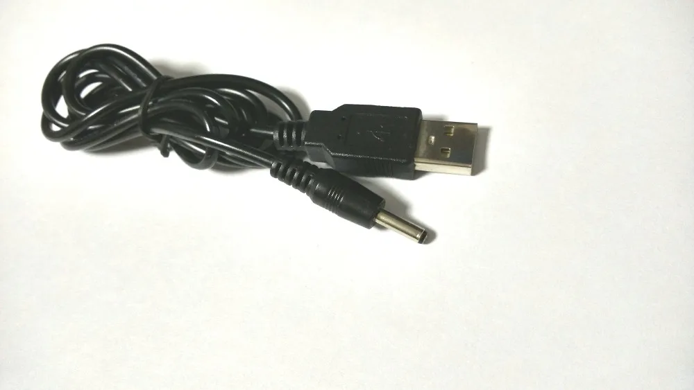 50 шт. 1,2 м Кабель USB 2,0 до 3,5 мм 1,3 мм разъем для ноутбука 5 В DC мощность Новинка