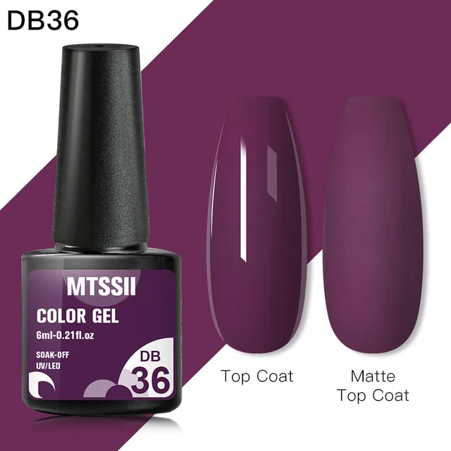Mtssii Reflective Glitter Gel Nail Polish 6ml Sparkling Auroras Laser Nail Gel Nail Art Varnish Semi Permanent Top Base Gel Q12789 NO Reflective