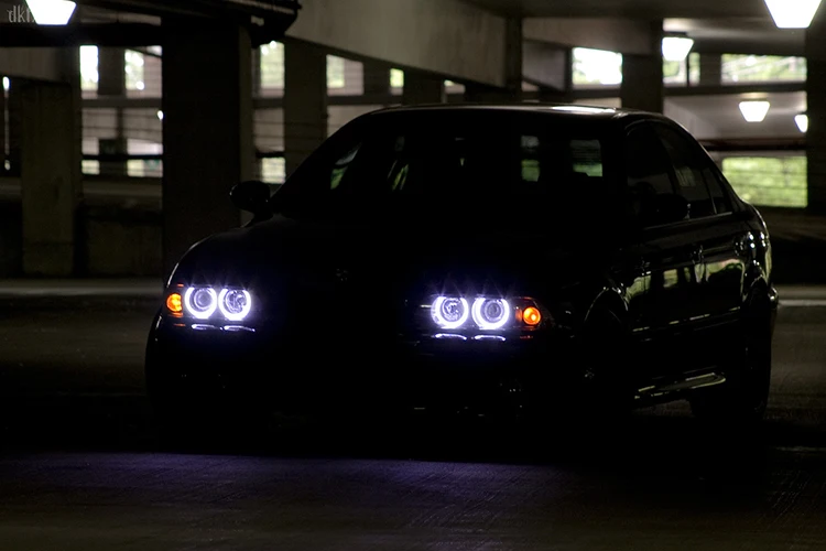Для BMW 5 серии E39 OEM 2001 2002 2003 отличные ангельские глазки ультра яркий smd комплект светодиодов «глаза ангела» halo кольца