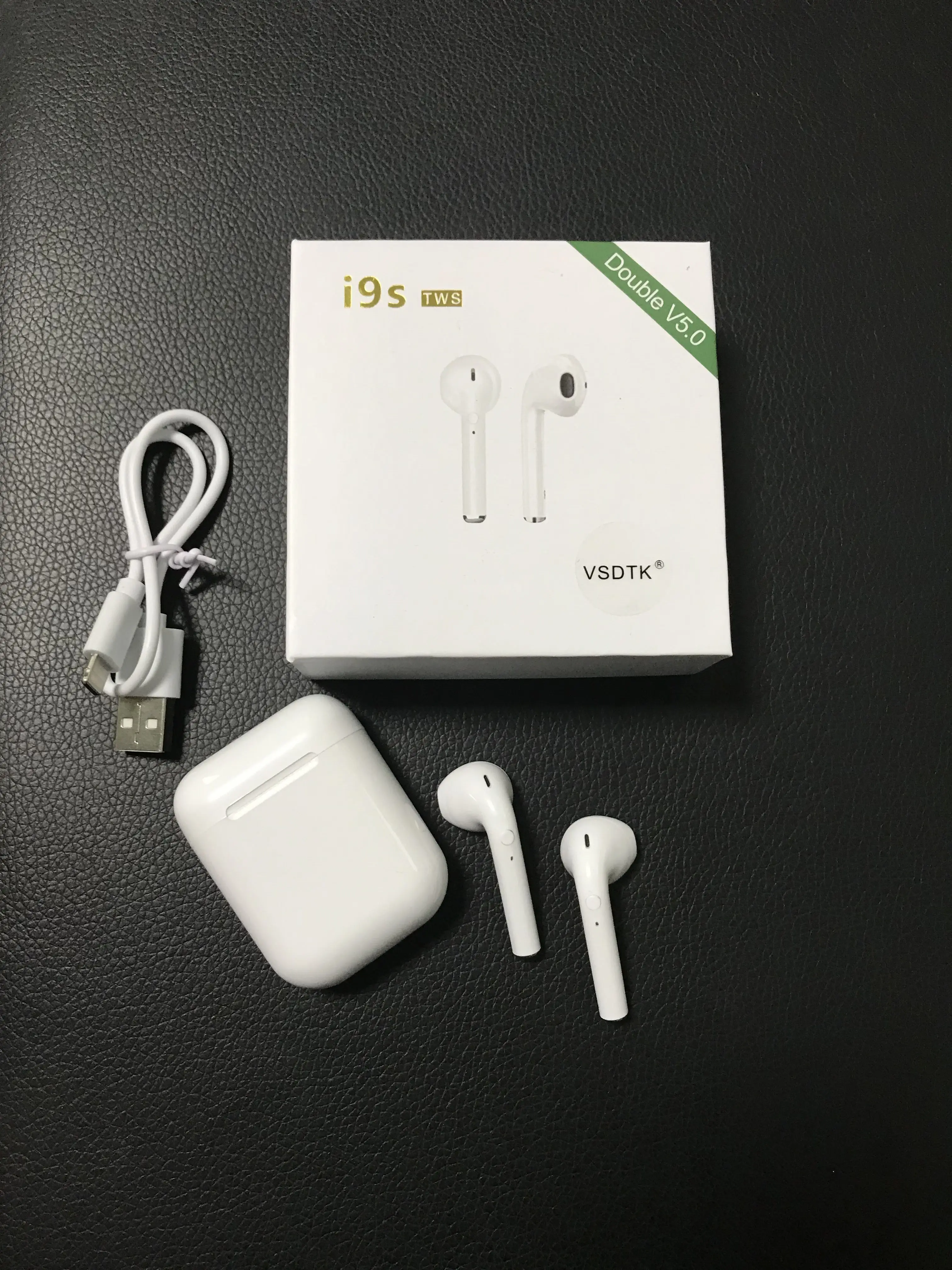

I9 I9S TWS Wireless Earphone Portable 5.0 Bluetooth Headset Invisible Earbud for all smart phone i10 max tws