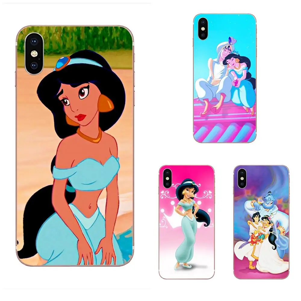 Мягкий чехол из ТПУ с рисунком Аладдина жасмин для Apple iPhone 4 5 5C 4S SE 6 6S 7 8 Plus X XS Max XR |