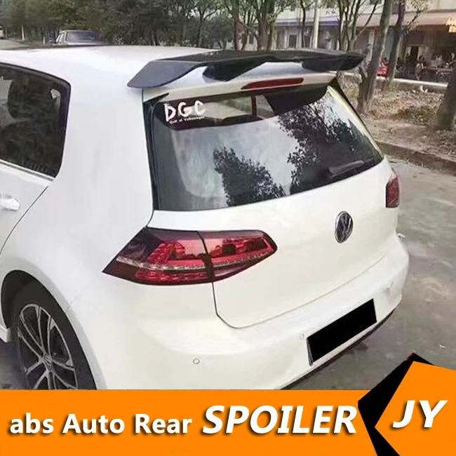 

For Volkswagen GOLF 7 MK7 Spoiler 2014-2018 AC GOLF 7.5 G TI R GTD spoiler ABS Material Car Rear Wing Primer Color Rear Spoiler