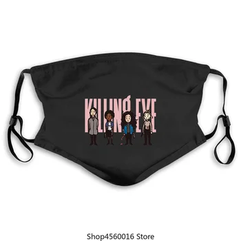 

Killing Eve Masques de femmes Masque de mode dessin animé Crew Neck Tops maskss Pure Cotton 2020 Grande taille Vêtements pour fe