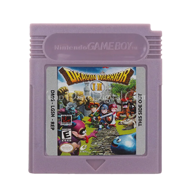 Картридж для игровой консоли Nintendo GBC карта Dragon Warrior I & II версия на английском