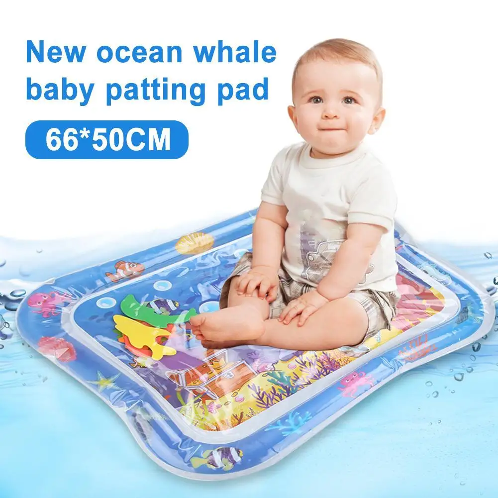 Kids Children Cartoon Whale Marine Animal Inflatable Interactive Water Play Mat | Игрушки и хобби