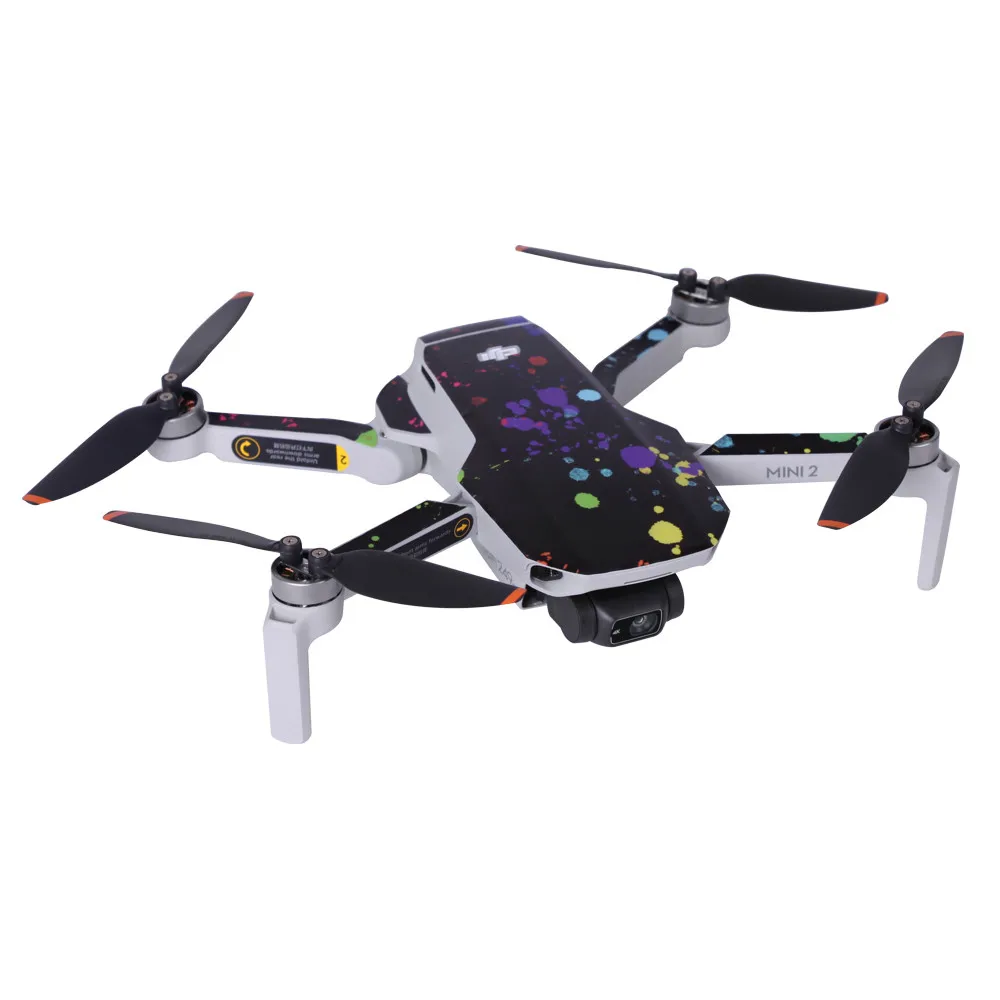 Drone Accessories For DJI Mini 2/Mini 2 SE Camera Drone Decals PVC Stickers Protective Film Scratch-proof Decals Skin Accessories