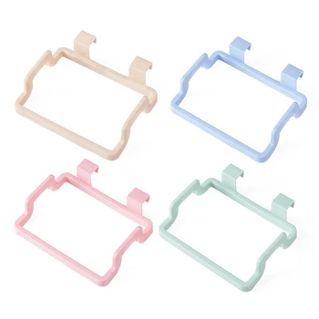 

4pcs Kitchen Garbage Bag Rack Hanging Trash Bag Rack Rubbish Bag Storage Rack Holder Portable Cabinet Trash Rack