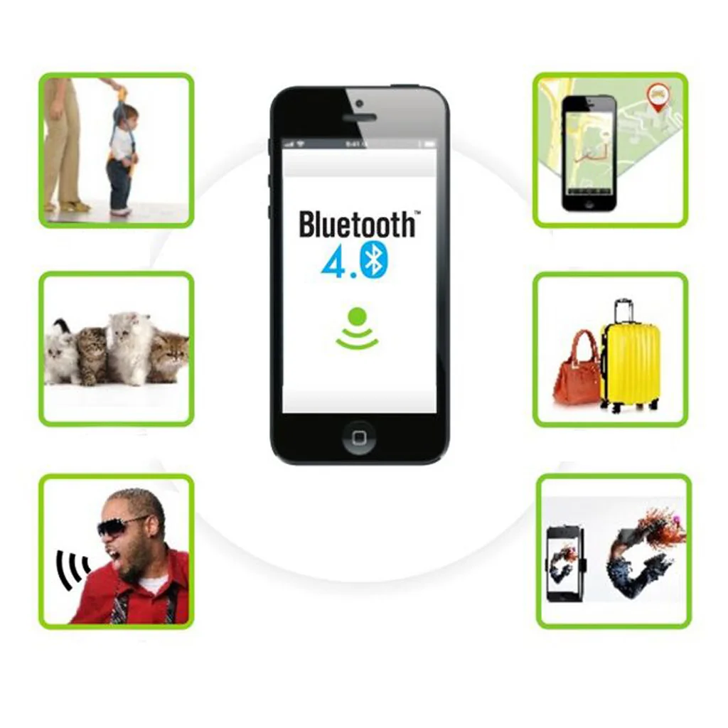 2x анти-потеря Bluetooth локатор трассировщика gps Смарт-Искатель Pet ребенок кошелек ключ