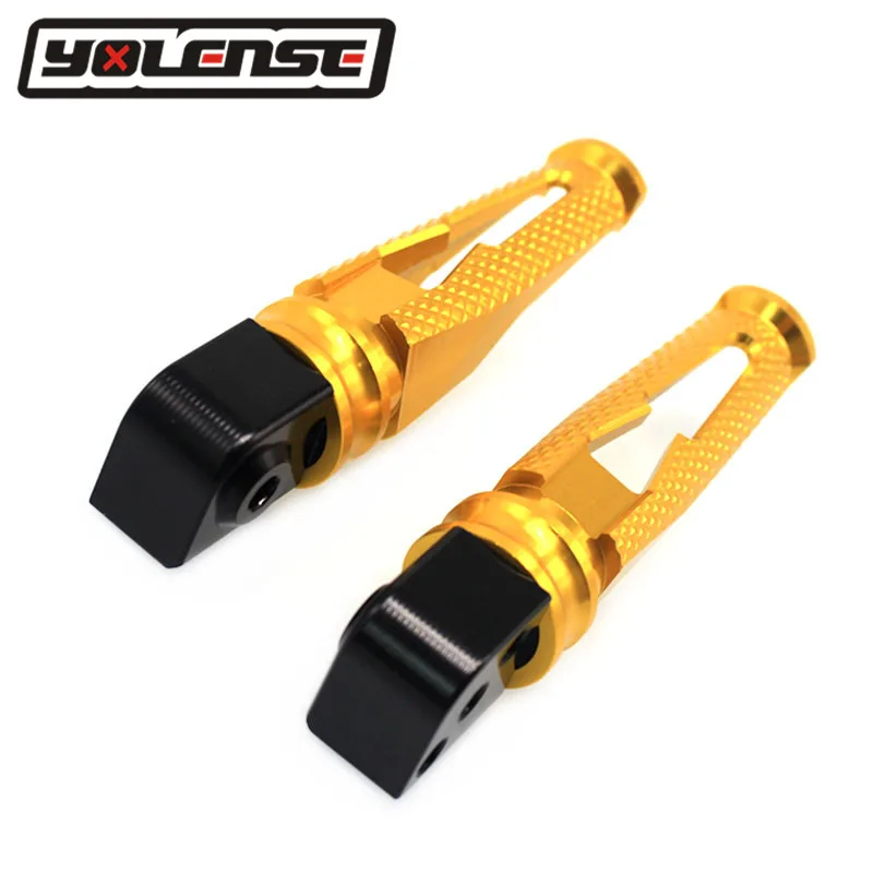 Для DUCATI Monster 696 796 695 659 Темный 749 999/999 S/999R Мотоцикл CNC Алюминиевые Пассажирские подножки Задние подножки педали - Цвет: Gold