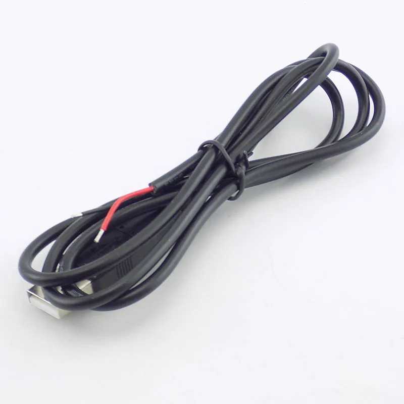 0,3/1/2 M DC 5V USB 2,0 Тип A входящий штекер 2 Pin кабель Питание зарядное устройство для смарт-устройств Разъем DIY провода A7