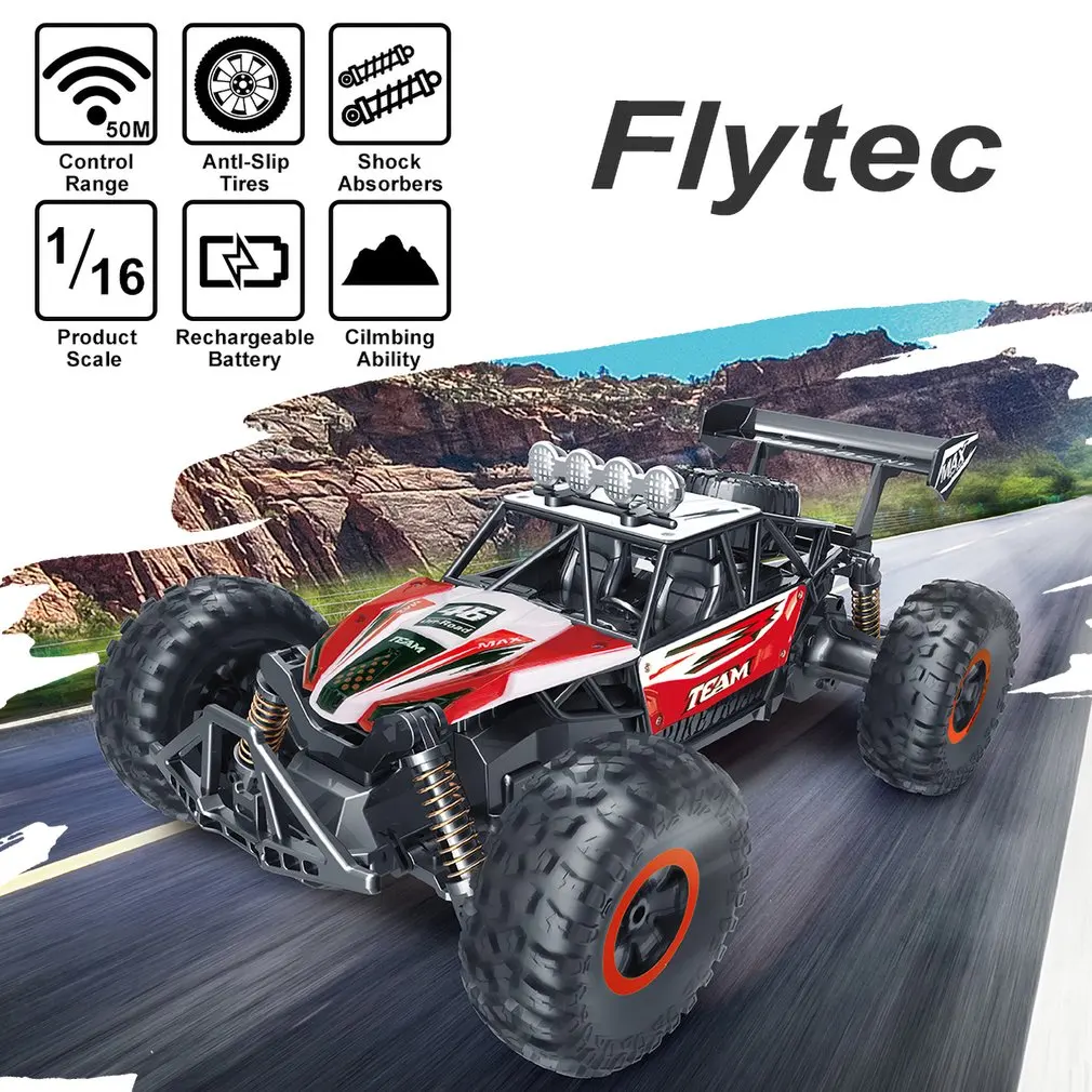 2,4 ГГц 1:16 РАДИОУПРАВЛЯЕМАЯ машина 2WD альпинистский велосипед внедорожный привод большой ножной пульт дистанционного управления машины транспортные средства игрушки для детей